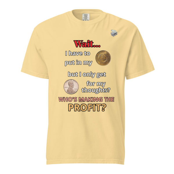 Two Cents -- Unisex garment-dyed heavyweight t-shirt - Image 45