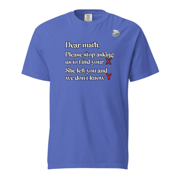 Dear Math -- Unisex garment-dyed heavyweight t-shirt - Image 13