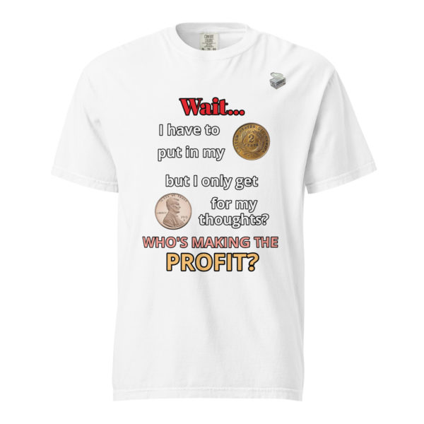 Two Cents -- Unisex garment-dyed heavyweight t-shirt - Image 53